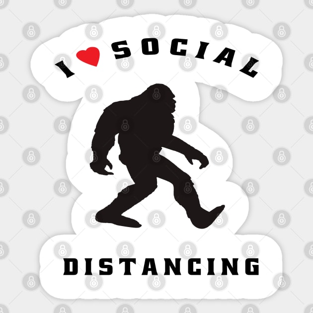 I love social distancing Sticker by semsim